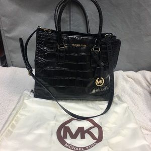 SOLD - New Michael Kors Black Leather Purse - SOLD